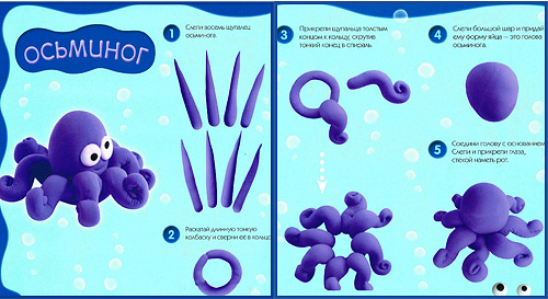 Лепим из пластилина с детьми 7 8 лет поэтапно картинки презентация